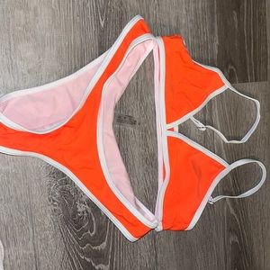 Orange bikini